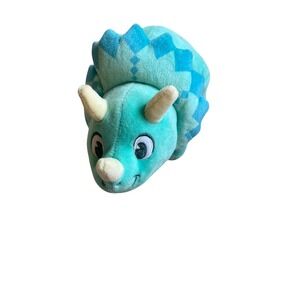 Dinoland Disney animal kingdom‎ rare retired plush triceratops teal